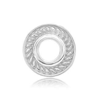 ITI NYC Round Slide Pendant in Sterling Silver (3.00 mm - 5.00 mm)