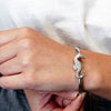 Seahorse Bracelet Top in Sterling Silver (32 x 17mm)