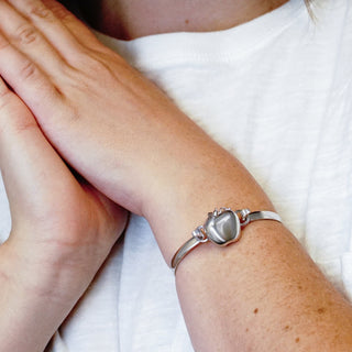 Apple Bracelet Top in Sterling Silver (28 x 19mm)