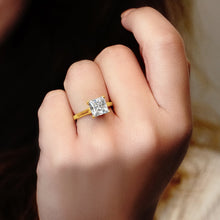 Load image into Gallery viewer, ITI NYC Princess Shape 4 Prong Lucida Solitaire
