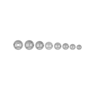 ITI NYC Plain Two Hole Round Beads in 10K and 14K Gold (2 mm - 8 mm)