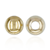 ITI NYC Plain Two Hole Round Beads in Gold Filled (2 mm - 8 mm)