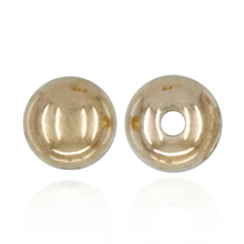 Load image into Gallery viewer, ITI NYC Plain Two Hole Round Beads in Gold Filled (2 mm - 8 mm)

