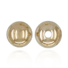 ITI NYC Plain Two Hole Round Beads in Gold Filled (2 mm - 8 mm)