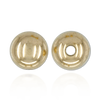 ITI NYC Plain Two Hole Round Beads in Gold Filled (2 mm - 8 mm)