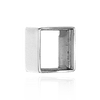 ITI NYC Square Bezels With Bearing in Sterling Silver (2.00 mm - 6.50 mm)