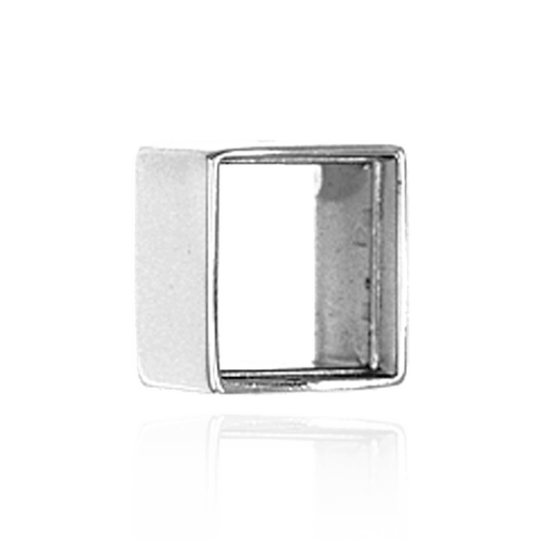 ITI NYC Square Bezels With Bearing in Sterling Silver (2.00 mm - 6.50 mm)