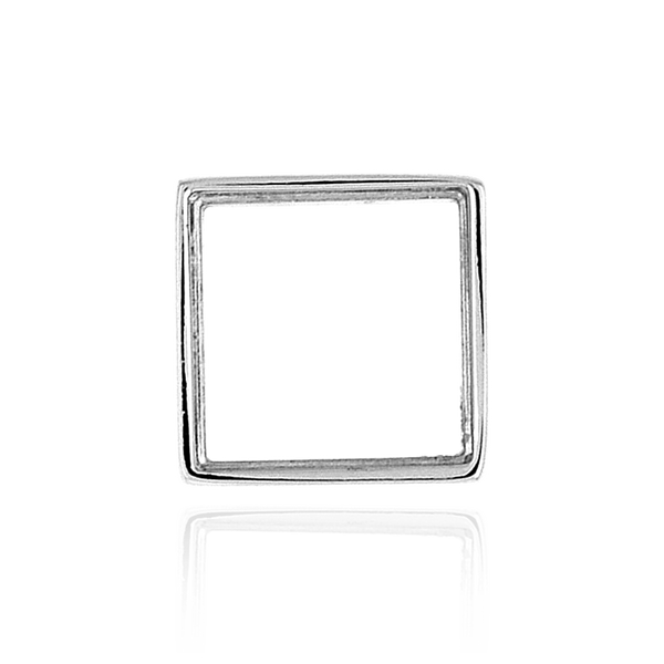 ITI NYC Square Bezels With Bearing in Sterling Silver (2.00 mm - 6.50 mm)