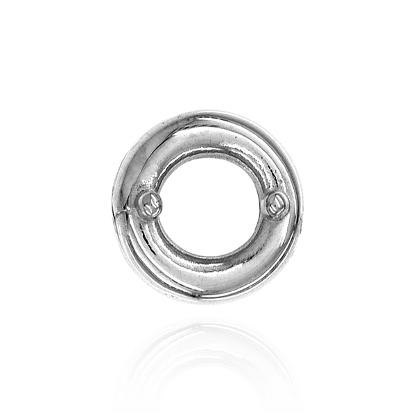 ITI NYC Round Bezels With Two Prongs in Sterling Silver (4.00 mm - 5.75 mm)