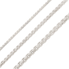 Bulk / Spooled Round Box Chain in Platinum (1.60 mm - 3.20 mm)
