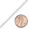 Bulk / Spooled Round Box Chain in Sterling Silver (1.60 mm - 4.00 mm)