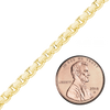Bulk / Spooled Round Box Chain in 14K Yellow Gold (1.20 mm - 4.00 mm)