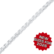 Load image into Gallery viewer, Bulk / Spooled Round Box Chain in Sterling Silver (1.60 mm - 4.00 mm)
