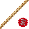 Bulk / Spooled Round Box Chain in 14K Gold-Filled (1.60 mm - 5.00 mm)