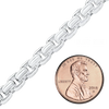 Bulk / Spooled Round Box Chain in Sterling Silver (1.60 mm - 4.00 mm)