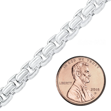 Load image into Gallery viewer, Bulk / Spooled Round Box Chain in Sterling Silver (1.60 mm - 4.00 mm)
