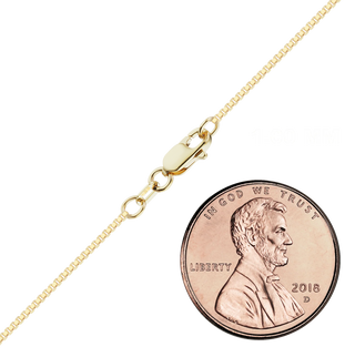 Finished Venetian Box Anklet in 14K Gold-Filled
