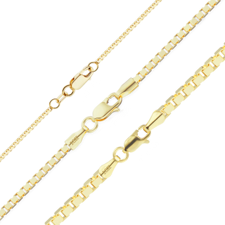 Bleecker St. Box Anklet in 18K Yellow Gold