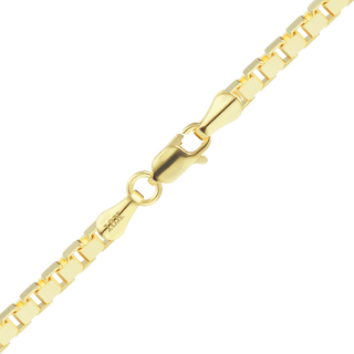 Bleecker St. Box Necklace in 18K Yellow Gold