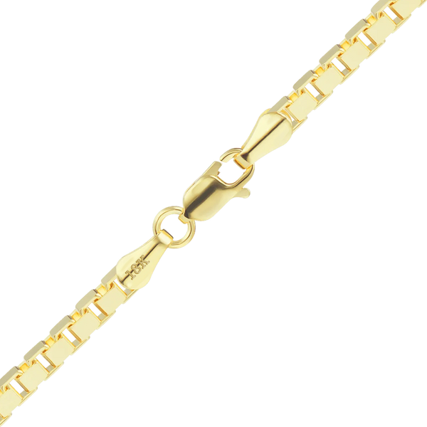 Bleecker St. Box Necklace in 18K Yellow Gold