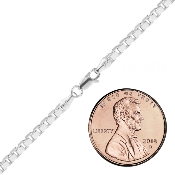 Bleecker St. Box Bracelet in 14K White Gold