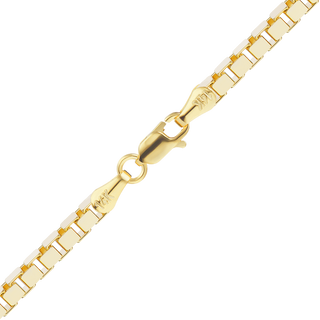 Bleecker St. Box Anklet in 14K Yellow Gold