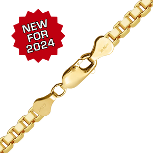 Finished Venetian Box Bracelet in 14K Gold-Filled