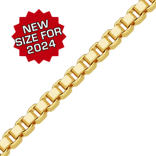 Load image into Gallery viewer, Bulk / Spooled Venetian Box Chain in 14K Gold-Filled (1.00 mm - 3.50 mm)
