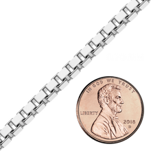 Load image into Gallery viewer, Bulk / Spooled Venetian Box Chain in Sterling Silver (1.20 mm - 4.70 mm)

