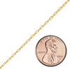 Bulk / Spooled Elongated (Inka) Box Chain in 14K Gold-Filled (1.30 mm - 2.10 mm)
