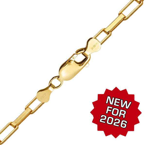 Finished Elongated (Inka) Box Necklace in 14K Gold-Filled