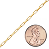Bulk / Spooled Elongated (Inka) Box Chain in 14K Gold-Filled (1.30 mm - 2.10 mm)