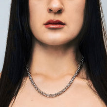 Load image into Gallery viewer, Bond St. Byzantine Chain Necklace in Sterling Silver

