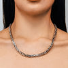Times Square Byzantine Chain Necklace in Sterling Silver
