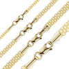 Diamond District Bizmark Anklet in 14K Yellow Gold
