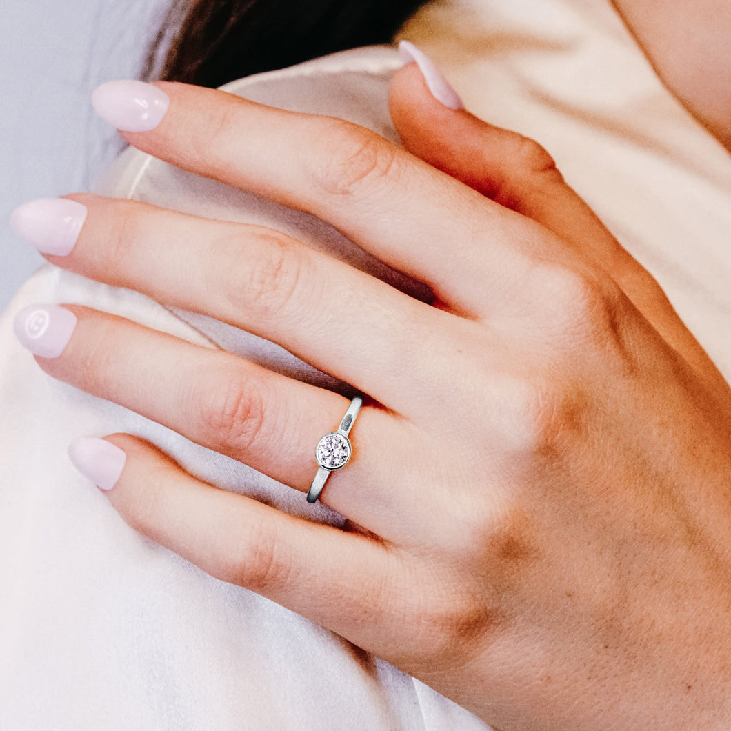 ITI NYC Round Bezel Solitaire