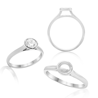 ITI NYC Round Bezel Solitaire