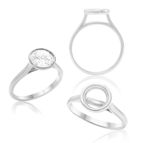ITI NYC Round Bezel Solitaire