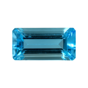 Baguette AAA Natural Blue Topaz - December Birthstones