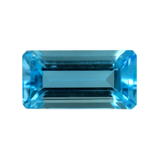 Baguette AAA Natural Blue Topaz - December Birthstones