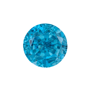 Round AAA Natural Blue Topaz - December Birthstones