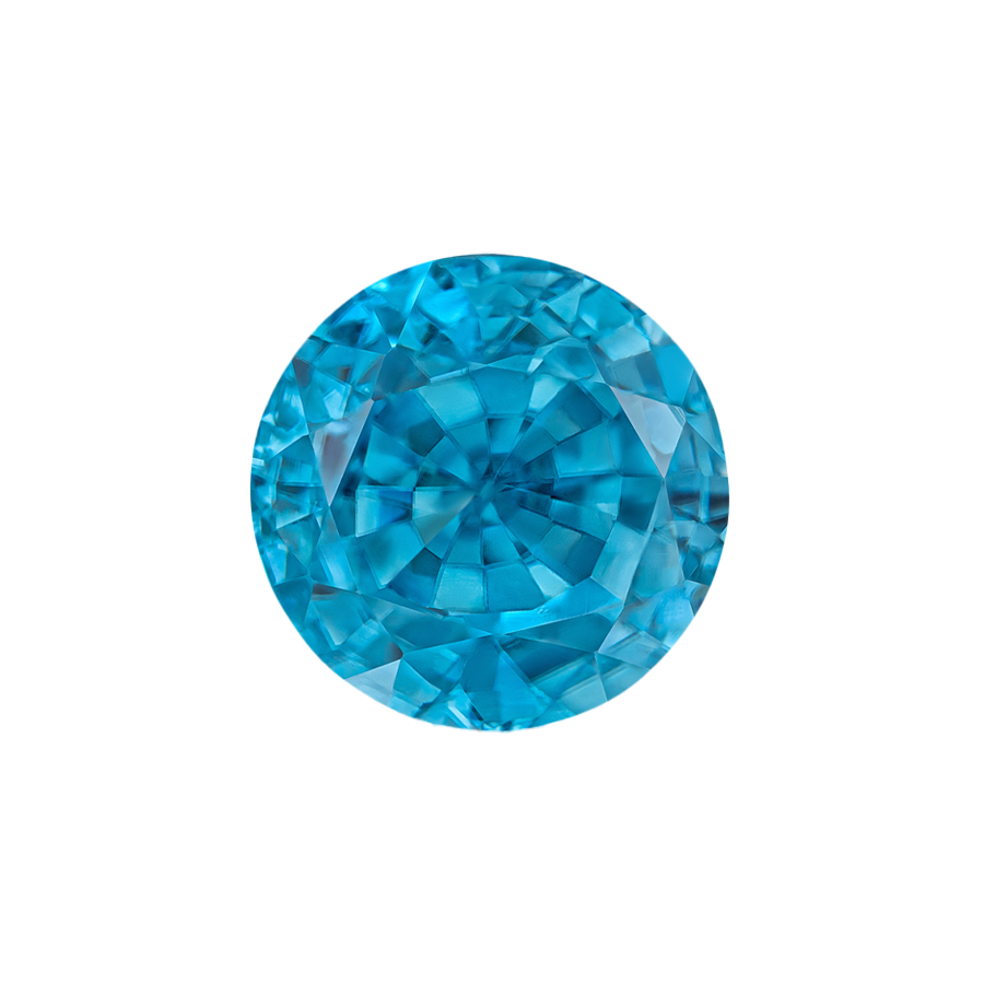 Round Blue Topaz - December Birthstones