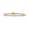 Tennis Bracelet with Opal Stones (October Birthstones) in 14K Gold (1.75 mm - 4.0 mm)