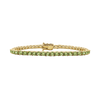 Tennis Bracelet with Peridot Stones (August Birthstones) in 18K Gold (1.75 mm - 4.0 mm)