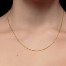 Load image into Gallery viewer, Manhattan Rope Necklace in 14K Yellow Gold
