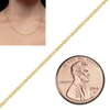 Special Order Only: Bulk / Spooled Classic Machine Rope Chain in Gold