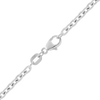 Finished Round Cable Bracelet in Platinum