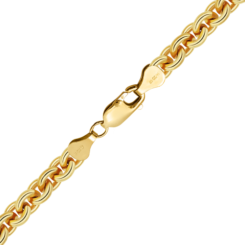 Finished Heavy Round Cable Anklet in 14K Gold-Filled