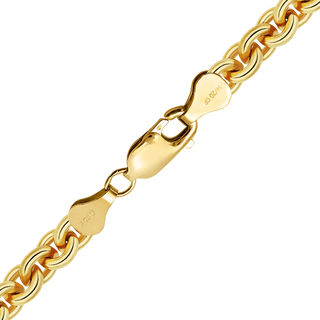 Finished Heavy Round Cable Anklet in 14K Gold-Filled