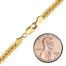 Load image into Gallery viewer, Finished Heavy Round Cable Bracelet in 14K Gold-Filled
